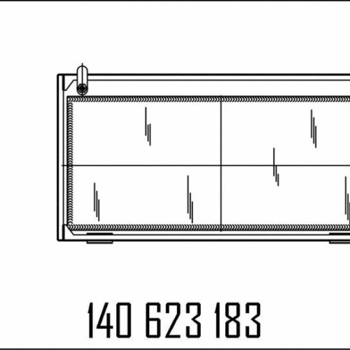 140623183 - GLASS PLATE M.FRAME Z.CONTROL/ DISPLAY. MOD. (FOLDABLE) MPD MR/OR